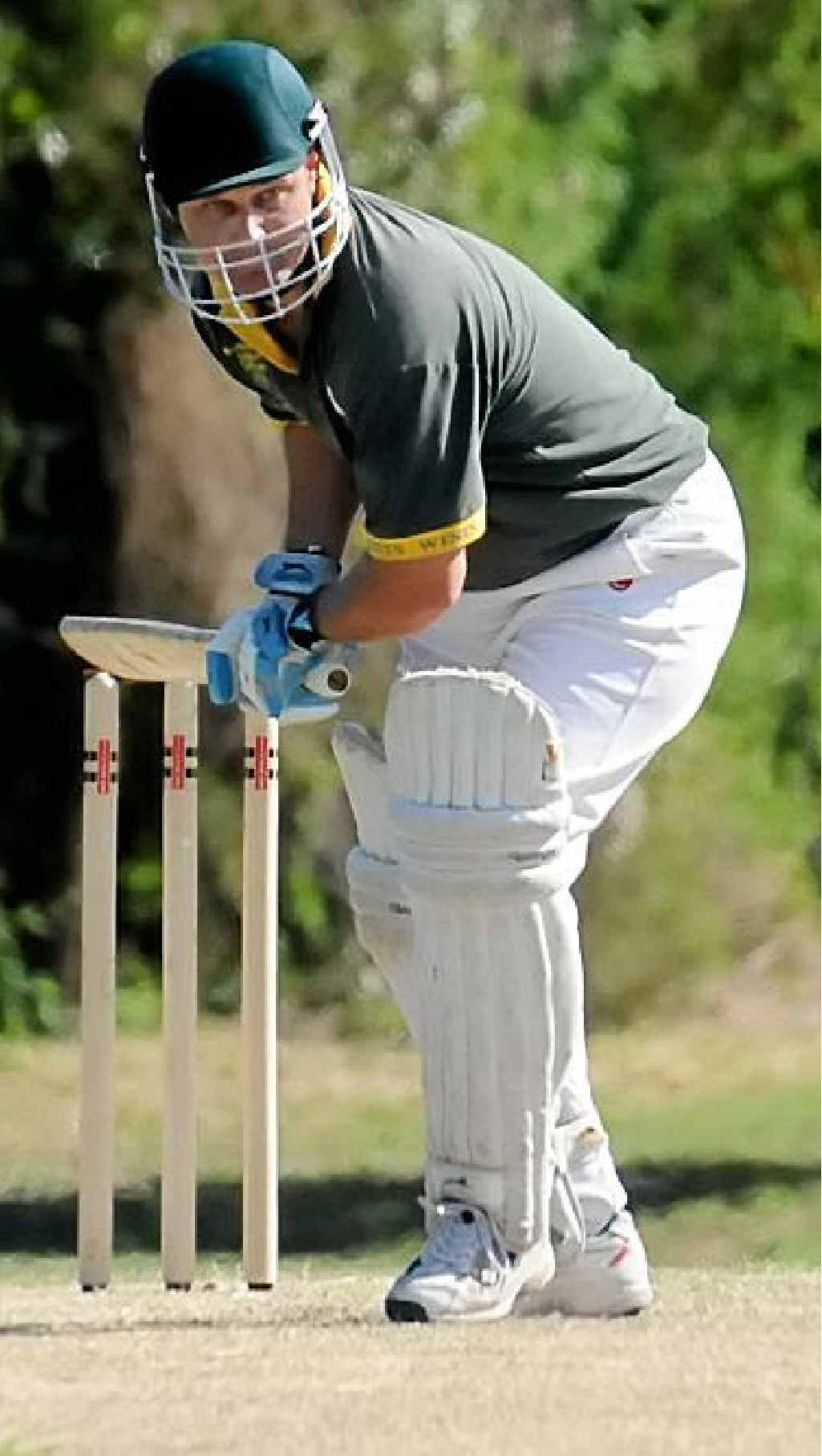 ATTACK: Wests’ batsman Neil McKean goes on the front foot while locking horns with Valleys at the weekend. ATTACK: Wests’ batsman Neil McKean goes on the front foot while locking horns with Valleys at the weekend.