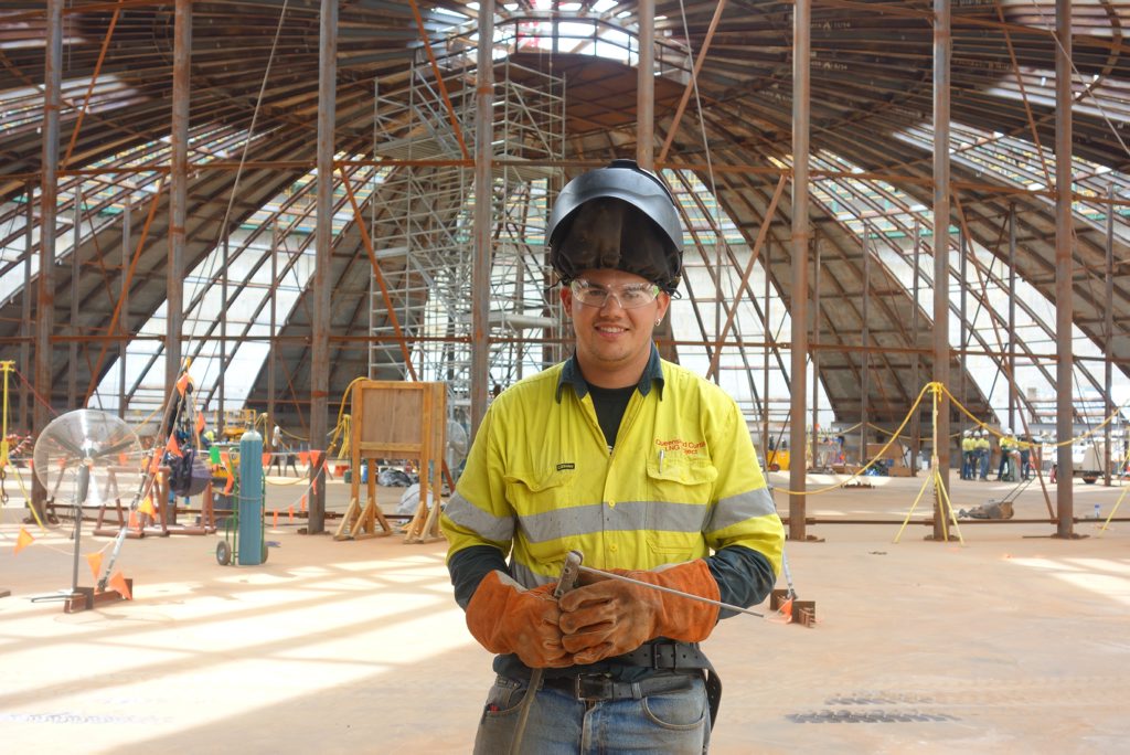 Dean Batterham is one of more than 4000 people currently working on Bechtel’s three Curtis Island LNG construction projects. Dean Batterham is one of more than 4000 people currently working on Bechtel’s three Curtis Island LNG construction projects.