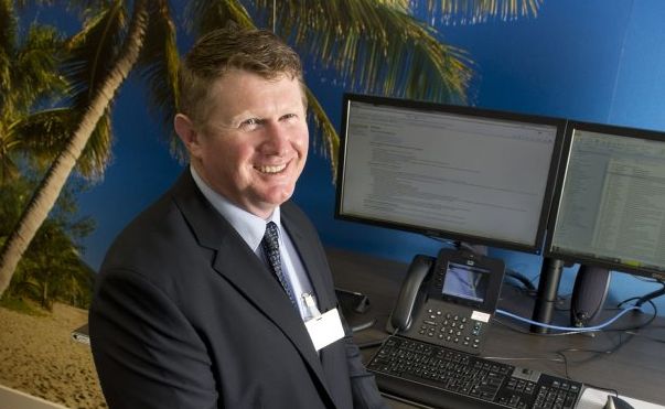USQ safety manager Michael Flannery chooses standing over sitting, even in the workplace. USQ safety manager Michael Flannery chooses standing over sitting, even in the workplace.