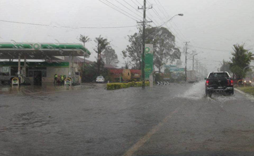 The storm at Ballina on February 22, 2013. The storm at Ballina on February 22, 2013.