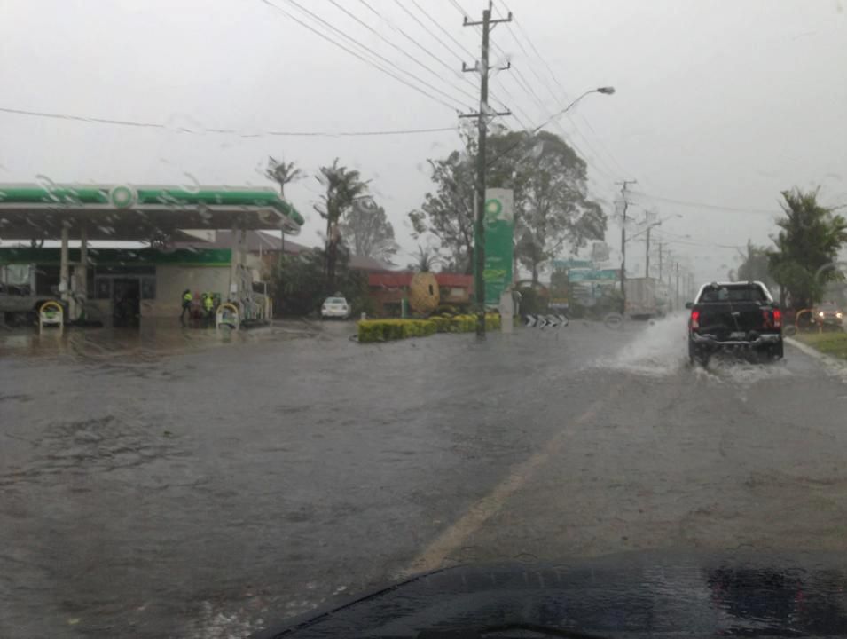 Flooding at the West Ballina BP Flooding at the West Ballina BP