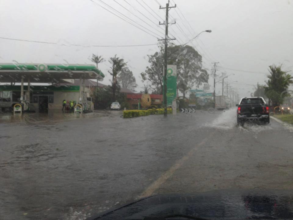 Flooding at the West Ballina BP Flooding at the West Ballina BP