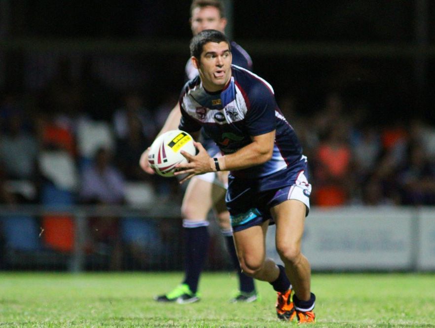 Darcy Etrich in the Capras v Broncos pre season game at Browne Park on Saturday night. Photo: Chris Ison / The Morning Bulletin Darcy Etrich in the Capras v Broncos pre season game at Browne Park on Saturday night. Photo: Chris Ison / The Morning Bulletin