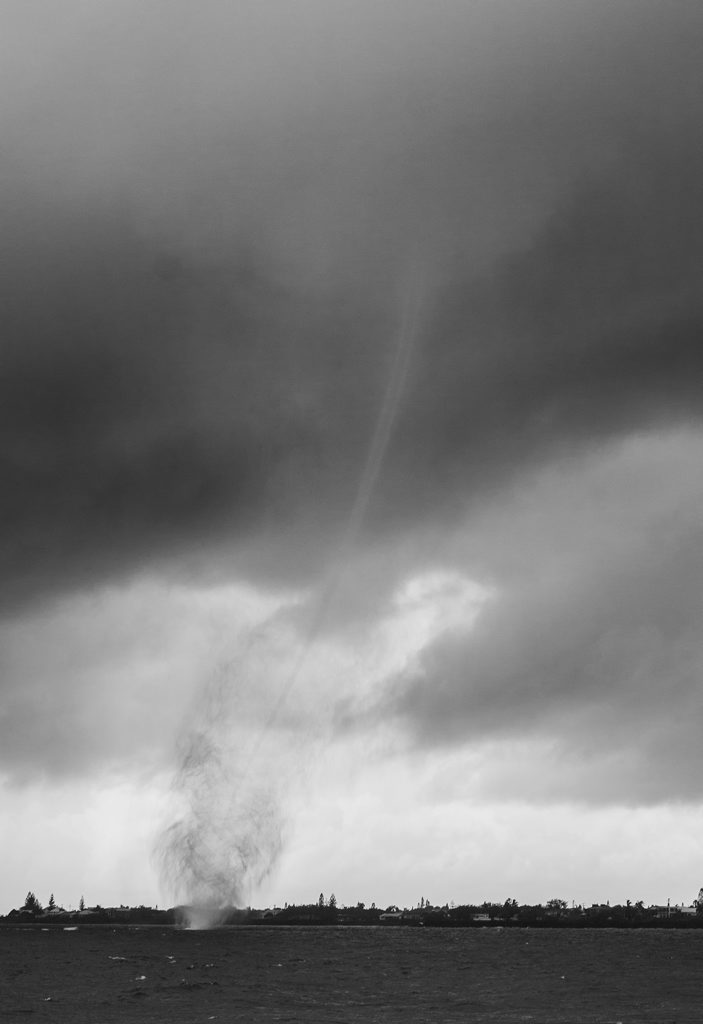 One of eight water spouts that hit the Bargara coast. Submitted by land-lubber One of eight water spouts that hit the Bargara coast. Submitted by land-lubber