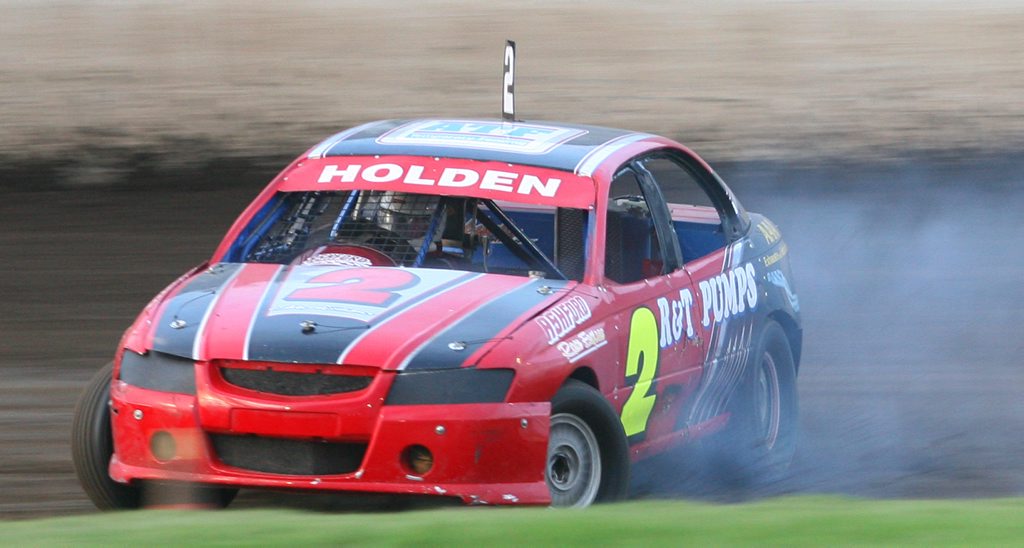Jason Boss in a Modified Production heat at the speedway meet on Saturday night. Photo: Chris Ison / The Morning Bulletin Jason Boss in a Modified Production heat at the speedway meet on Saturday night. Photo: Chris Ison / The Morning Bulletin