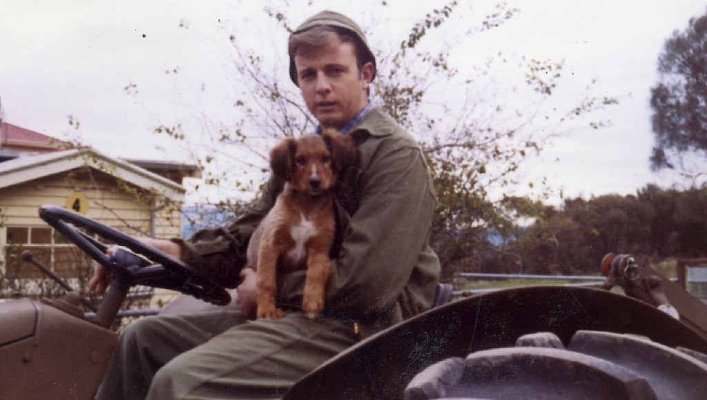 BEST MATES: A young John Skinner pictured with his dog, Digger, who turned out to be a fighter extraordinaire, taking on snakes, feral cats, rabbits and wallabies with huge success. BEST MATES: A young John Skinner pictured with his dog, Digger, who turned out to be a fighter extraordinaire, taking on snakes, feral cats, rabbits and wallabies with huge success.