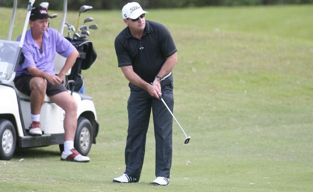 David Champman at the Pat O'Driscoll / Tropical Auto Group Pro Am at the Capricorn Resort Golf Course. Photo Chris Ison / The Morning Bulletin. David Champman at the Pat O'Driscoll / Tropical Auto Group Pro Am at the Capricorn Resort Golf Course. Photo Chris Ison / The Morning Bulletin.