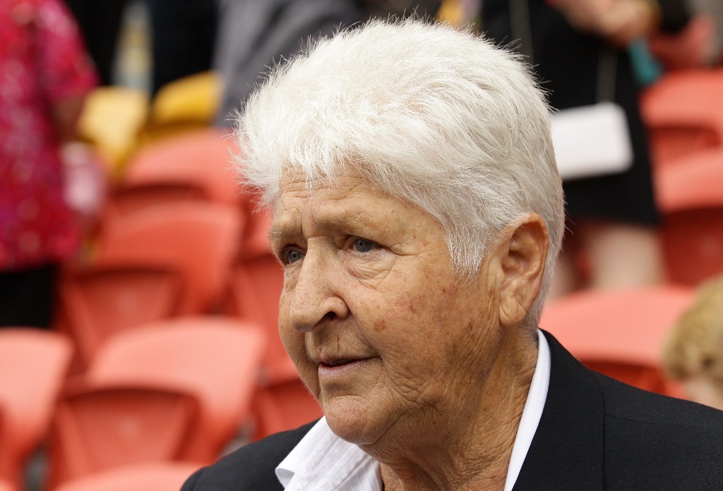 Former Australian swimming great Dawn Fraser. Former Australian swimming great Dawn Fraser.