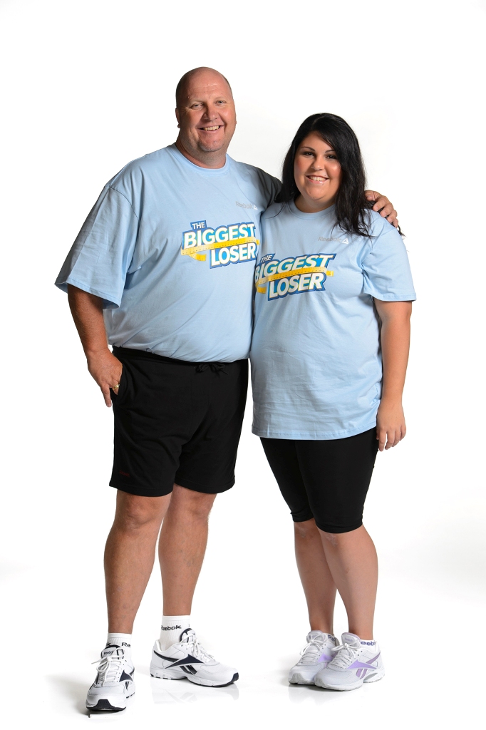 The Biggest Loser: The Next Generation team Richard and Amber-Rose Roach, from Beaudesert, The Biggest Loser: The Next Generation team Richard and Amber-Rose Roach, from Beaudesert,