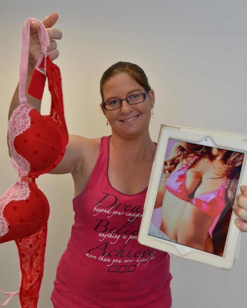 Tara Midwood is entering a competition to win cosmetic surgery on her breasts. Photo Lee Constable / Daily Mercury Tara Midwood is entering a competition to win cosmetic surgery on her breasts. Photo Lee Constable / Daily Mercury