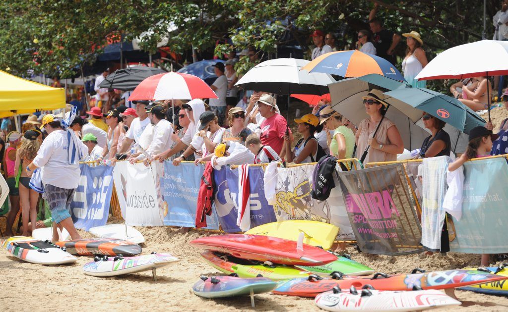 The crowd at the 2013 Queensland Junior Life Saving Championships at Torquay beach. The crowd at the 2013 Queensland Junior Life Saving Championships at Torquay beach.
