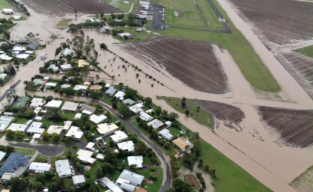 Homes and many crops were inundated when the Myall Creek flooded in Dalby. Homes and many crops were inundated when the Myall Creek flooded in Dalby.