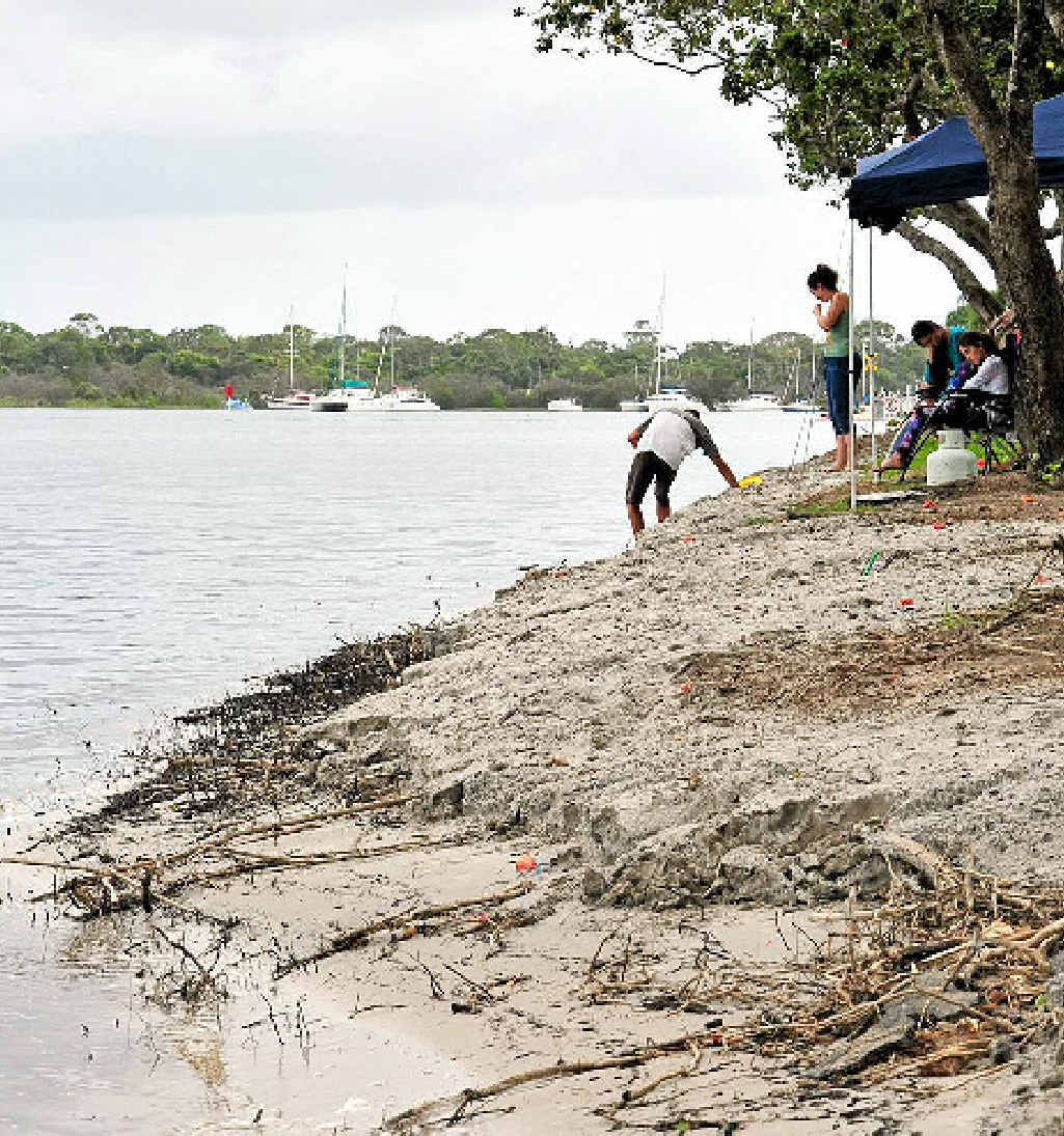 GONE: Erosion at Munna Point is a real concern for residents. GONE: Erosion at Munna Point is a real concern for residents.