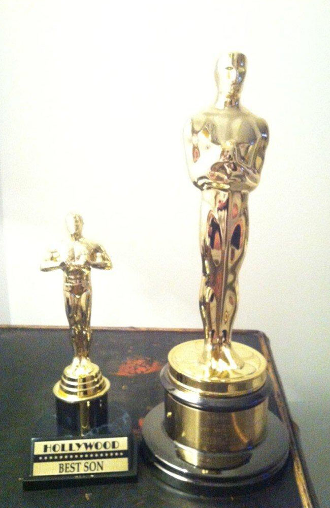Adele's Best Son Oscar for baby Angelo. Adele's Best Son Oscar for baby Angelo.
