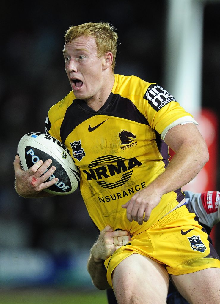 Jack Reed of the Broncos runs the ball during the round 15 NRL match between the North Queensland Cowboys and the Brisbane Broncos at Dairy Farmers Stadium on June 15, 2012 in Townsville, Australia. Jack Reed of the Broncos runs the ball during the round 15 NRL match between the North Queensland Cowboys and the Brisbane Broncos at Dairy Farmers Stadium on June 15, 2012 in Townsville, Australia.