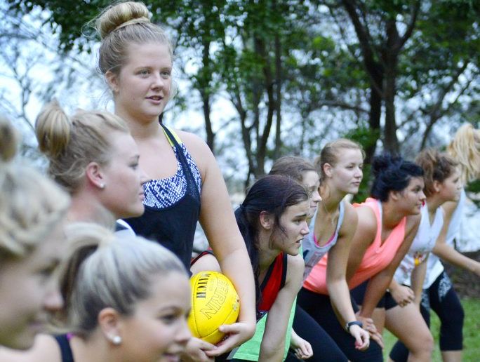 Hayley Beaumont and team friends of the BITS Saints women's team are serious about their sport but have no coach. Hayley Beaumont and team friends of the BITS Saints women's team are serious about their sport but have no coach.