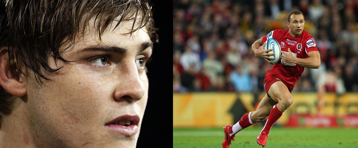 James O'Connor and Quade Cooper will go head-to-head in the Super Rugby match between the Melbourne Rebels and Queensland Reds. James O'Connor and Quade Cooper will go head-to-head in the Super Rugby match between the Melbourne Rebels and Queensland Reds.