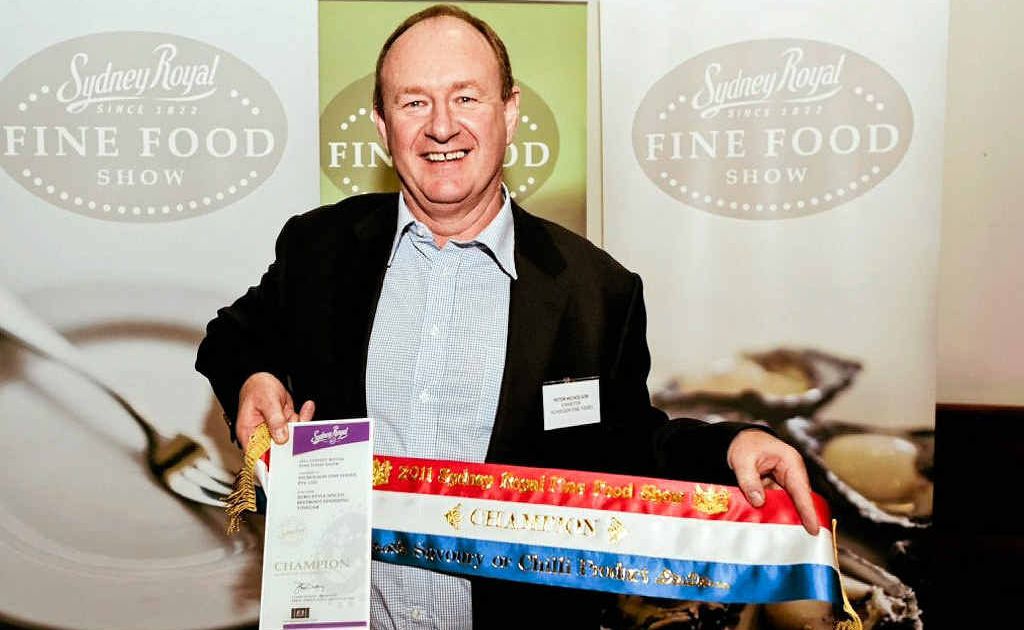 Nicholson Fine Food entrepreneur Peter Nicholson will be honoured at this years Sydney Royal Easter Show. Photo: Contributed Nicholson Fine Food entrepreneur Peter Nicholson will be honoured at this years Sydney Royal Easter Show. Photo: Contributed
