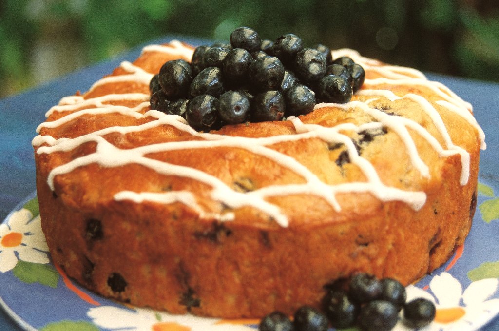 Tangy blueberry cake. Tangy blueberry cake.