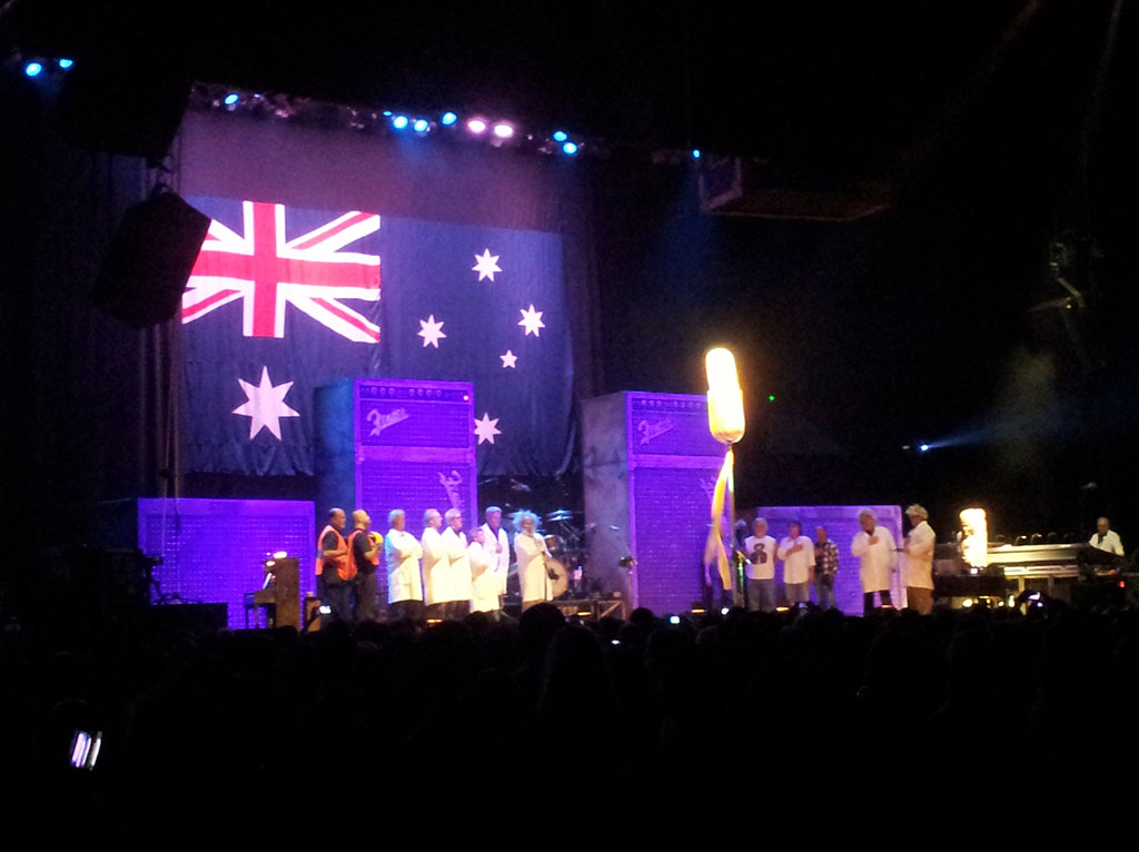 Neil Young and Crazy Horse at the Brisbane Entertainment Centre. Neil Young and Crazy Horse at the Brisbane Entertainment Centre.