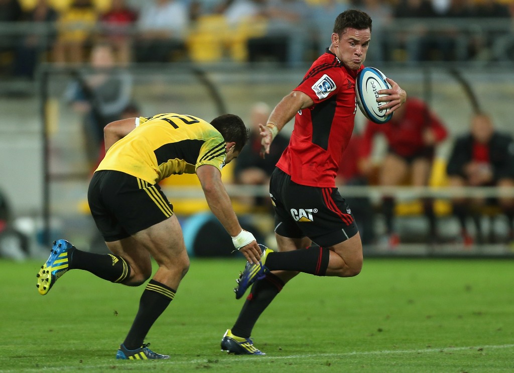 Ryan Cotty of the Crusaders in action during the round four Super Rugby match between the Hurricanes and the Crusaders at Wellington Regional Stadium on March 8, 2013 in Wellington, New Zealand. Ryan Cotty of the Crusaders in action during the round four Super Rugby match between the Hurricanes and the Crusaders at Wellington Regional Stadium on March 8, 2013 in Wellington, New Zealand.
