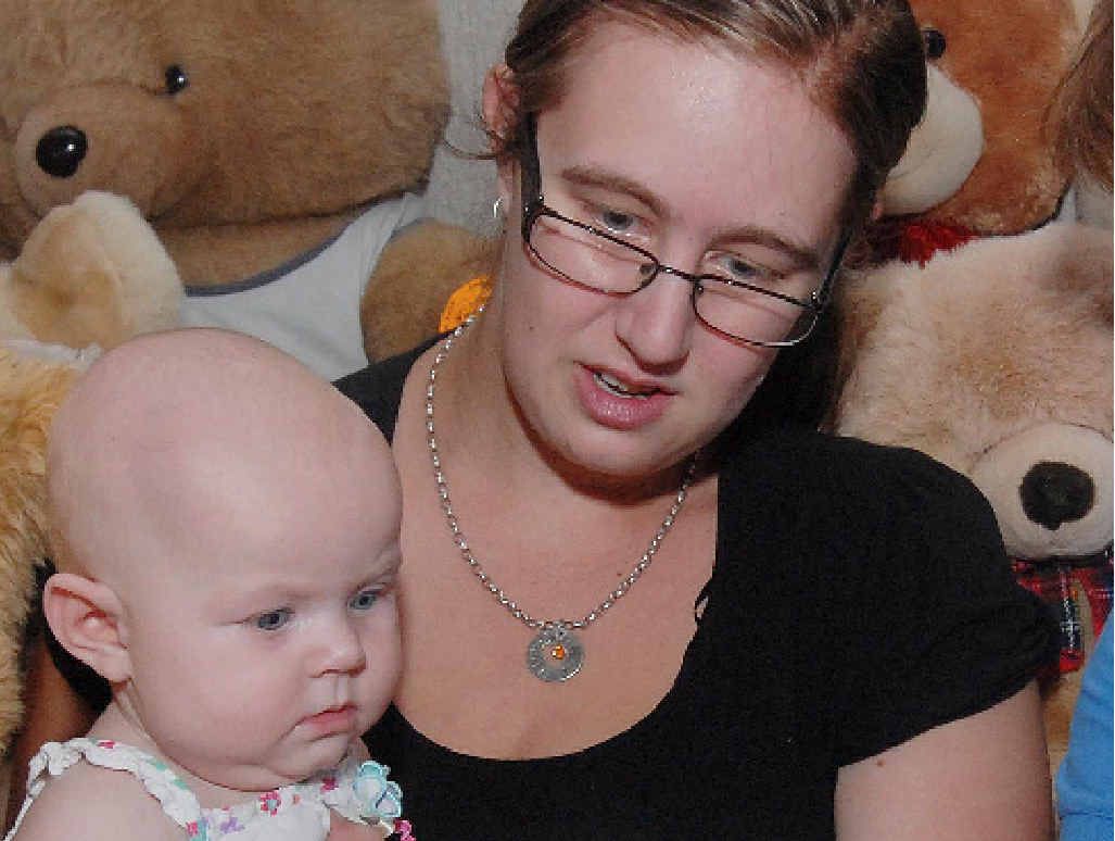 Kiani Marchant and her daughter, Charlie Louise.