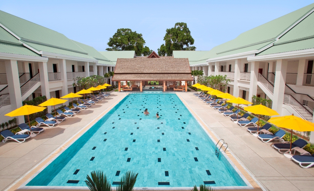 Thanyapura Sports Hotel pool serves as the perfect warm up for TSLC's renowned Aquatics Academy. Thanyapura Sports Hotel pool serves as the perfect warm up for TSLC's renowned Aquatics Academy.