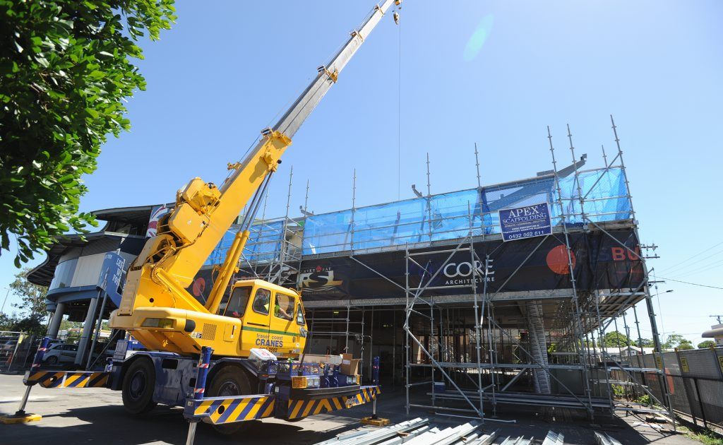 New extensions on the Hunter St side of the Hervey Bay RSL. New extensions on the Hunter St side of the Hervey Bay RSL.