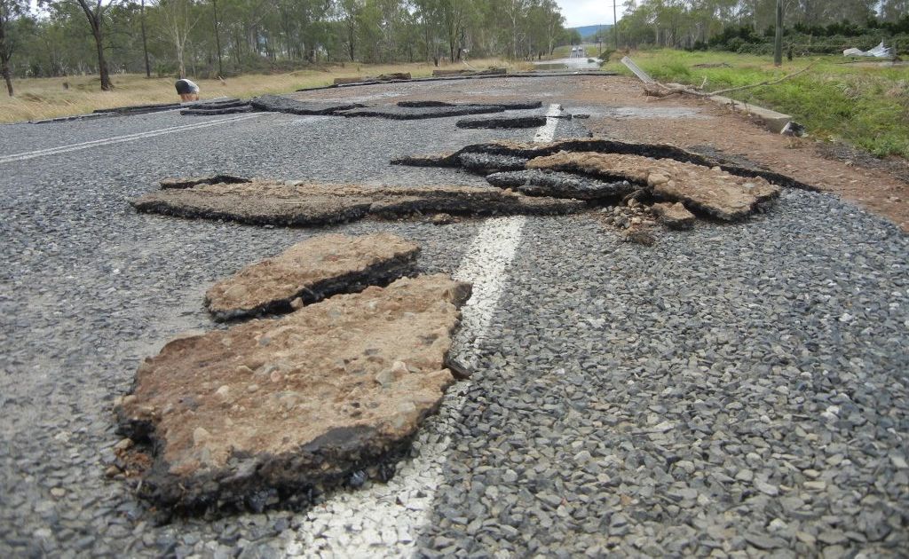 ROAD TOLL: Flood damage to roads in the North Burnett will cost millions to repair. ROAD TOLL: Flood damage to roads in the North Burnett will cost millions to repair.