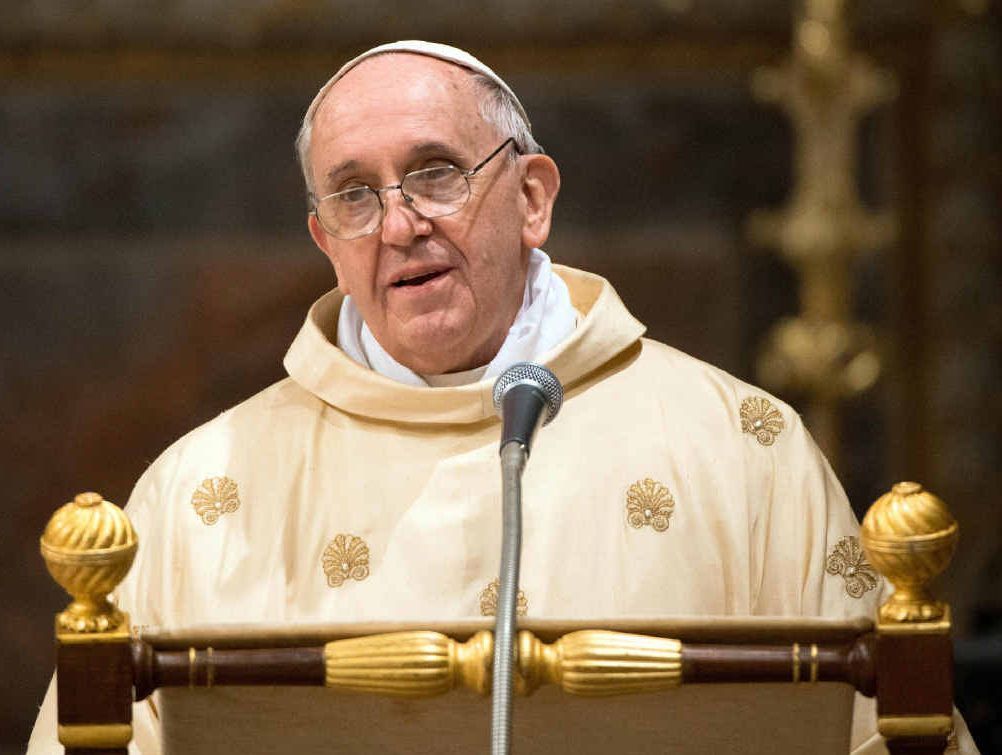 Pope Francis celebrates his inaugural mass with cardinals inside the Sistine Chapel at the Vatican City. Pope Francis celebrates his inaugural mass with cardinals inside the Sistine Chapel at the Vatican City.
