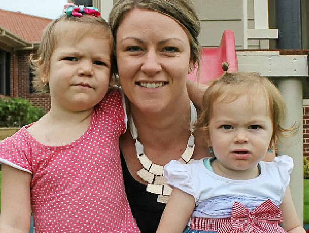 FIGHTING ON: Leukaemia patient Allie Robinson with her mum Chloe and sister Erica. FIGHTING ON: Leukaemia patient Allie Robinson with her mum Chloe and sister Erica.