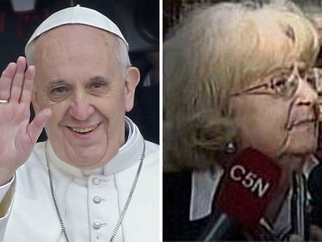 Pope Francis and his childhood crush Amalia Damonte. Pope Francis and his childhood crush Amalia Damonte.