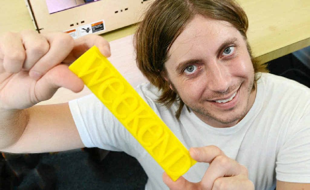 HOME MADE: Ivan Casselman and the MakerBot Replicator 3D printer. HOME MADE: Ivan Casselman and the MakerBot Replicator 3D printer.