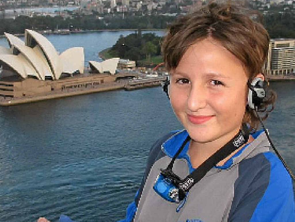 GREAT HEIGHTS: Nicole Wilson’s dream to climb the Sydney Harbour Bridge was granted by the Make-A-Wish Foundation. GREAT HEIGHTS: Nicole Wilson’s dream to climb the Sydney Harbour Bridge was granted by the Make-A-Wish Foundation.