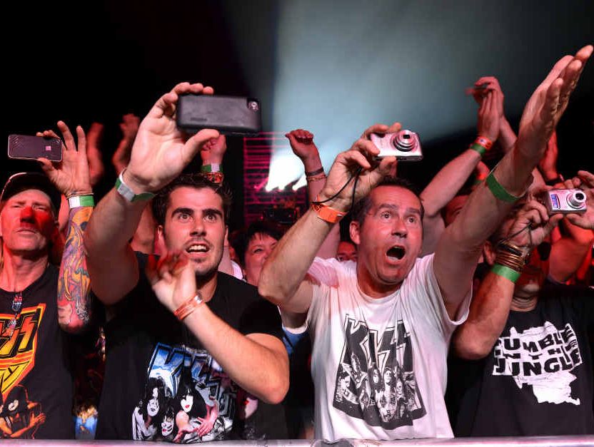 KISS fans are in prime position as their idols kick off The Monster Tour 2013 in Mackay. KISS fans are in prime position as their idols kick off The Monster Tour 2013 in Mackay.