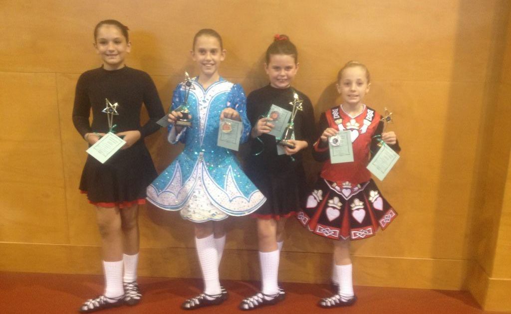 (L-R) Kasi Richardson, Natalie Brandon, Olivia Tudman, Amber Brennan travelled to Mackay on March 16 for the International Dance Affair Autumn Feis. (L-R) Kasi Richardson, Natalie Brandon, Olivia Tudman, Amber Brennan travelled to Mackay on March 16 for the International Dance Affair Autumn Feis.