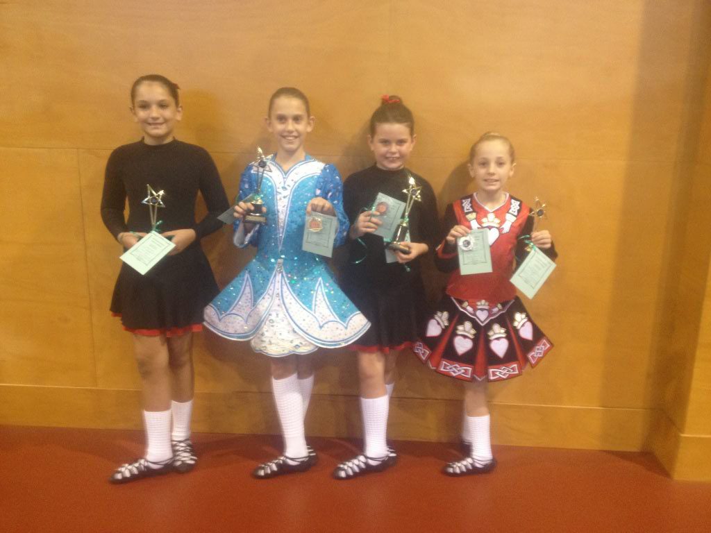 (L-R) Kasi Richardson, Natalie Brandon, Olivia Tudman, Amber Brennan travelled to Mackay on March 16 for the International Dance Affair Autumn Feis. (L-R) Kasi Richardson, Natalie Brandon, Olivia Tudman, Amber Brennan travelled to Mackay on March 16 for the International Dance Affair Autumn Feis.
