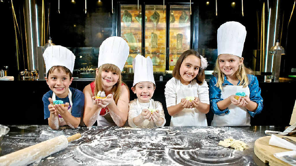The Junior Culinary School offers lessons in making classics such as scones and cupcakes. The Junior Culinary School offers lessons in making classics such as scones and cupcakes.