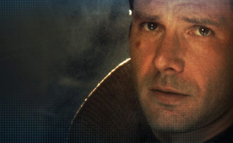 Harrison Ford in a scene from the movie Bladerunner. Harrison Ford in a scene from the movie Bladerunner.