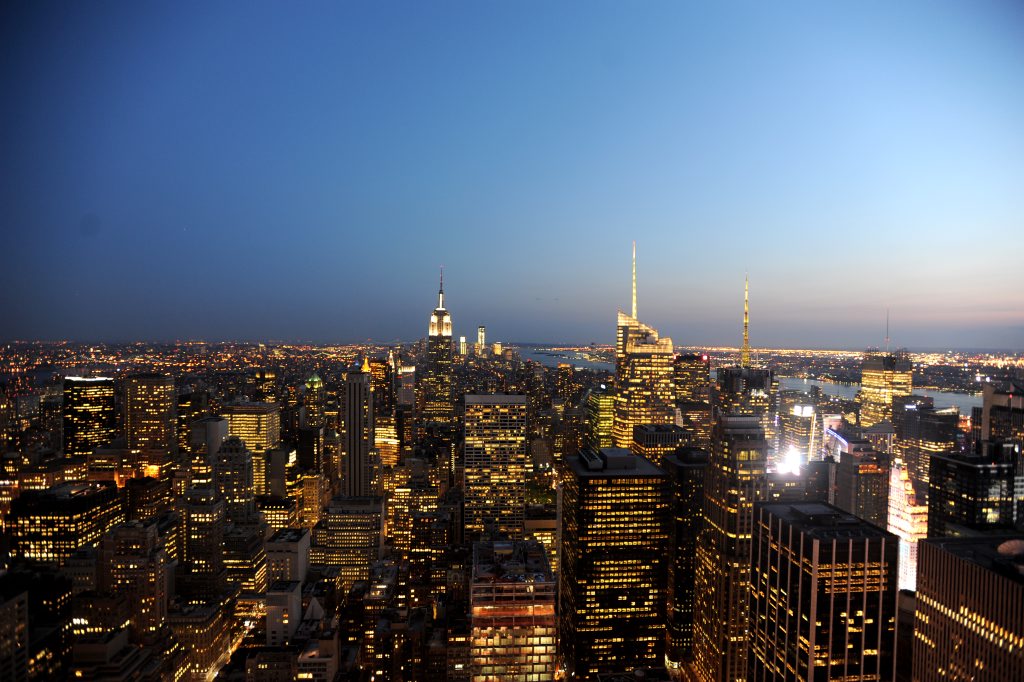 View of New York City from the Rockefeller Centre. View of New York City from the Rockefeller Centre.
