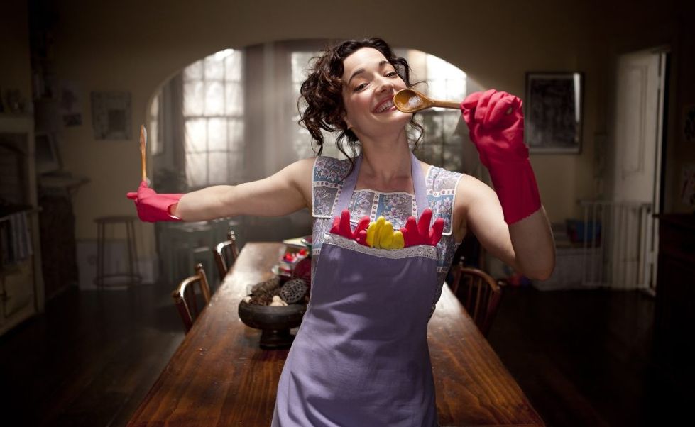Laura Michelle Kelly in a scene from the movie Goddess. Laura Michelle Kelly in a scene from the movie Goddess.