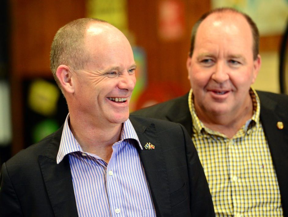 Campbell Newman at the PCYC in Rockhampton announcing a boot camp program. Photo Sharyn O'Neill / The Morning Bulletin Campbell Newman at the PCYC in Rockhampton announcing a boot camp program. Photo Sharyn O'Neill / The Morning Bulletin