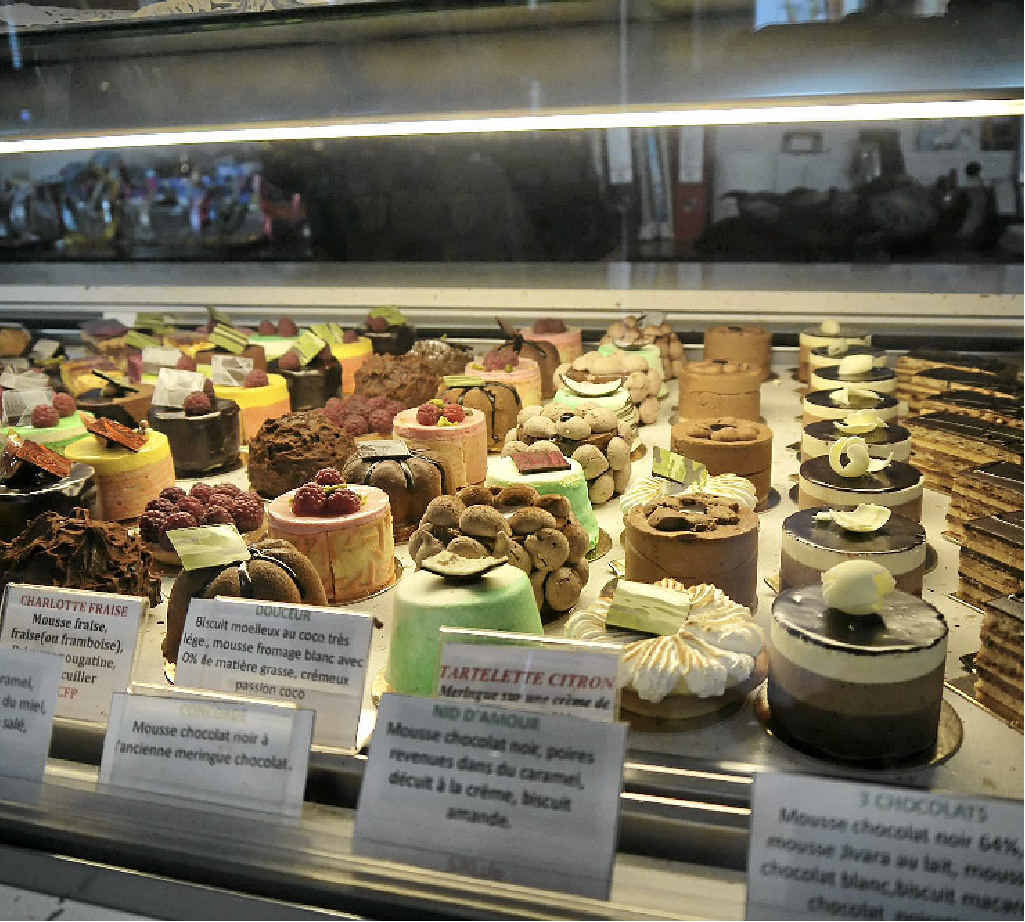 The desserts Patrick Morand creates at his store in Noumea. The desserts Patrick Morand creates at his store in Noumea.