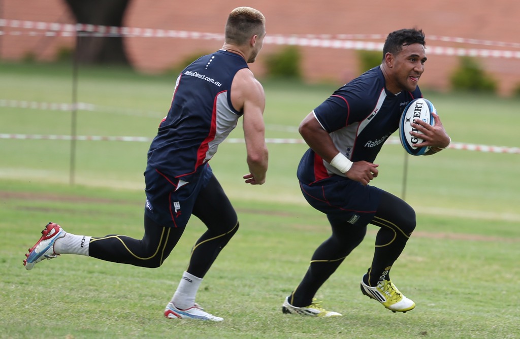 Cooper Vuna during the Melbourne Rebels training session at Northwood School on March 20, 2013 in Durban, South Africa. Cooper Vuna during the Melbourne Rebels training session at Northwood School on March 20, 2013 in Durban, South Africa.