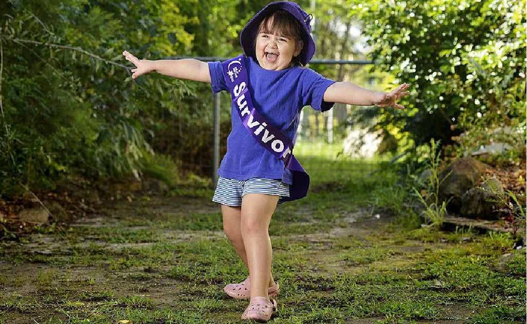 Maggie Coppin, 5, will be taking be part in the Relay for Life this year as a survivor of leukemia. Maggie Coppin, 5, will be taking be part in the Relay for Life this year as a survivor of leukemia.