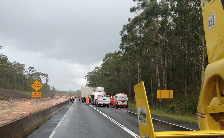 The crash scene at Tabbimoble last Wednesday. The crash scene at Tabbimoble last Wednesday.