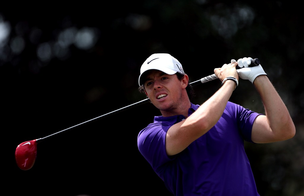 Rory McIlroy of Northern Ireland tees off on the fifth hole during the final round of the WGC - Cadillac Championship at the Trump Doral Golf Resort & Spa on March 10, 2013 in Doral, Florida. Rory McIlroy of Northern Ireland tees off on the fifth hole during the final round of the WGC - Cadillac Championship at the Trump Doral Golf Resort & Spa on March 10, 2013 in Doral, Florida.