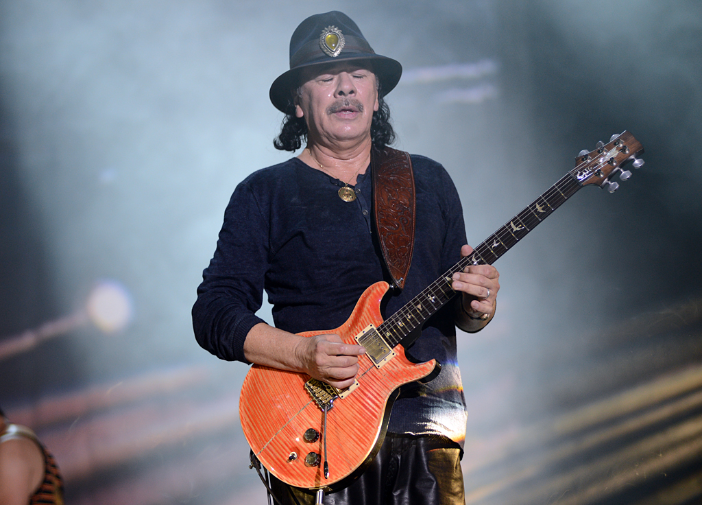 The guitar legend in action. The guitar legend in action.