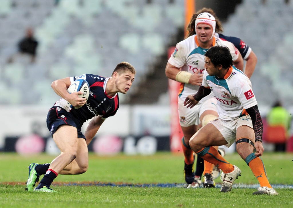 James O'Connor of the Rebels during the Super Rugby match between Toyota Cheetahs and Melbourne Rebels at Free State Stadium on March 30, 2013 in Bloemfontein, South Africa. James O'Connor of the Rebels during the Super Rugby match between Toyota Cheetahs and Melbourne Rebels at Free State Stadium on March 30, 2013 in Bloemfontein, South Africa.