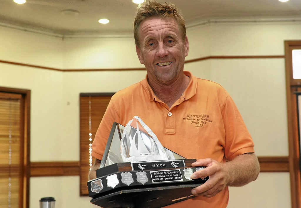 No Problem owner-skipper Ray Hobbs is happy to win the multihull performance racing division. No Problem owner-skipper Ray Hobbs is happy to win the multihull performance racing division.